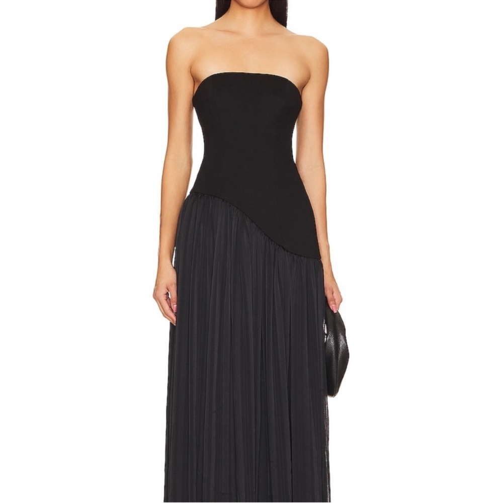 Lovers + Friends Black Strapless Dress